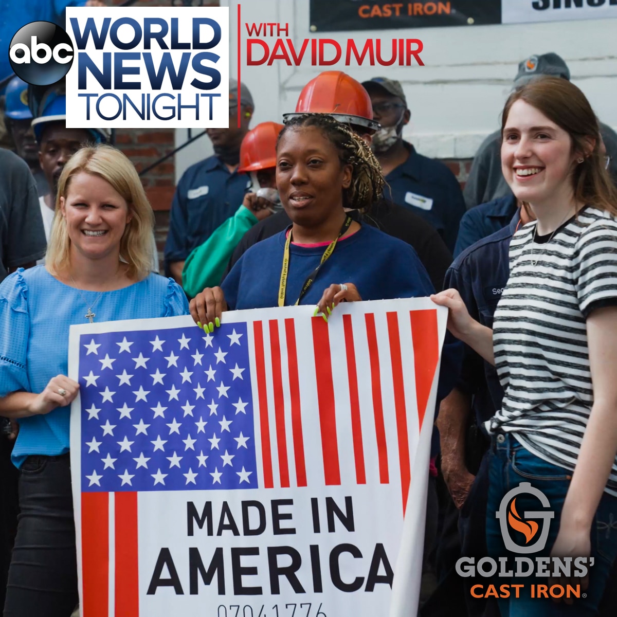 ABC Made in America - Goldens' Cast Iron