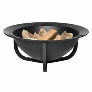 Goldens' Cast Iron Syrup Kettle Wood compatible Fire Pit 30 Gallons