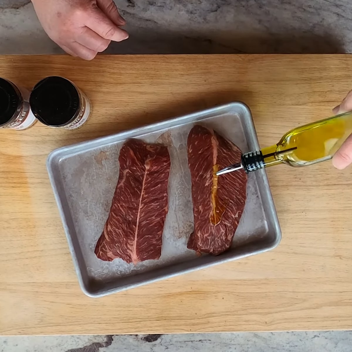 Hanger Steak | Goldens' Cast Iron Cooker | Heath Riles BBQ